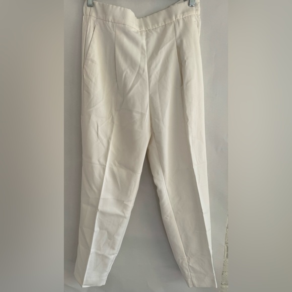 🌹 FREE w/purchase Ann Taylor trouser Pants white pockets - Picture 3 of 8
